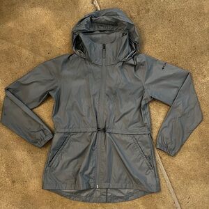 Gray Columbia windbreaker